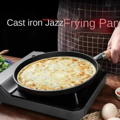 Cast Iron Frying Pan - Uncoated Non-Stick Skillet | Induction Compatible Pan - ZOOMNSTORE