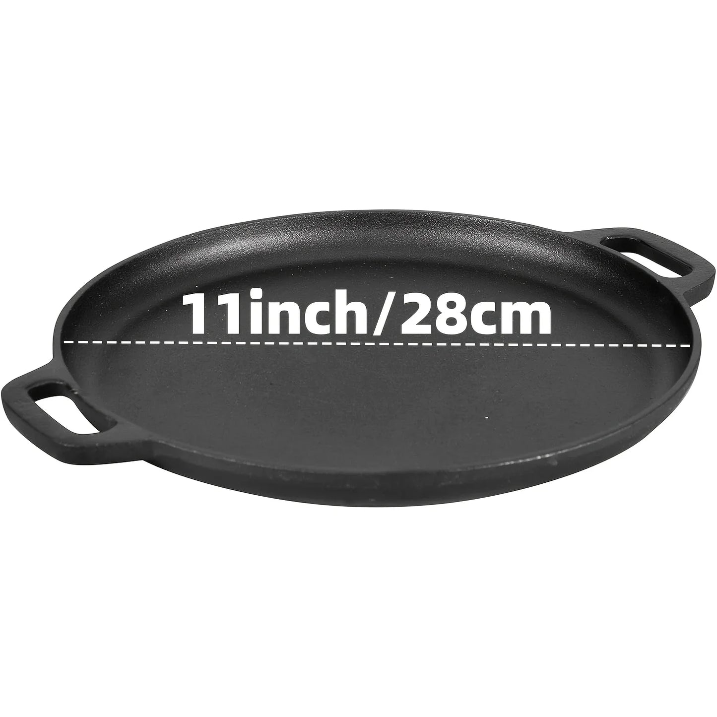 Cast Iron Skillet Set – 3PCS Heavy Duty Pans, Pre-Seasoned Non-Stick Surface - ZOOMNSTORE