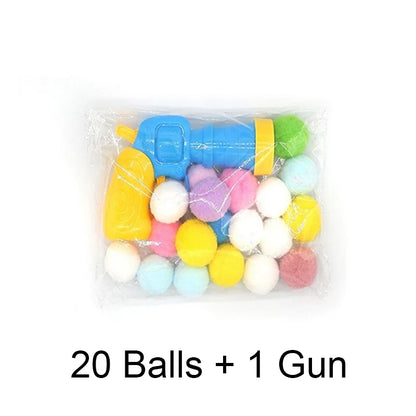Cat Plush Ball Shooter - Mini Silent Toy for Stress Relief and Play - ZOOMNSTORE