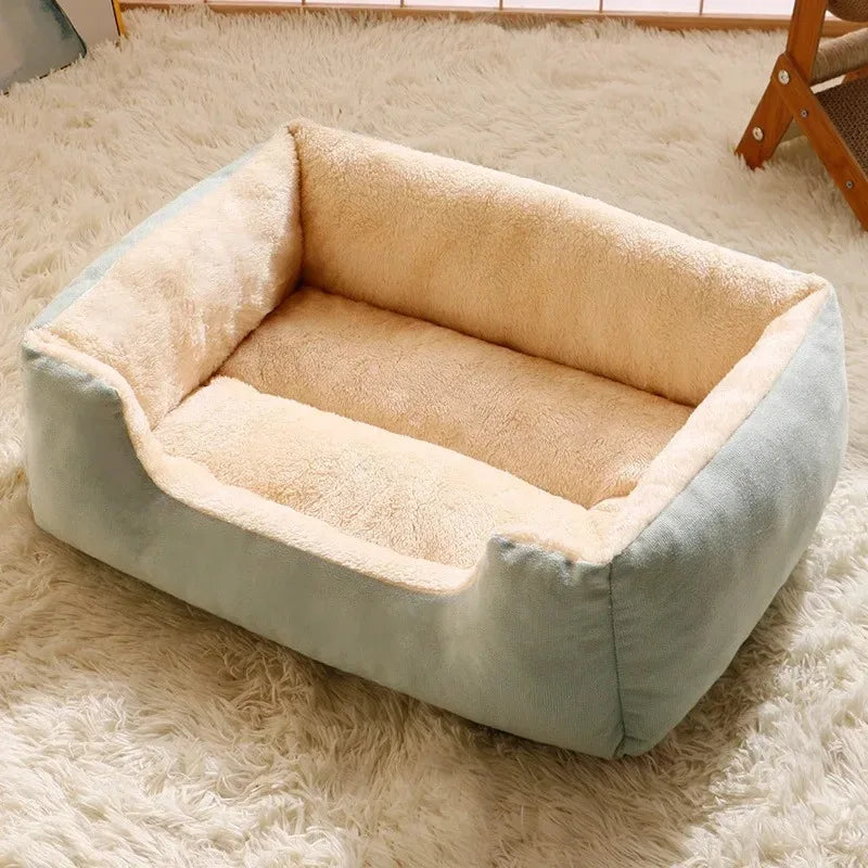 Bed for Cats Pet Products Cushions Kitten Winter Accessories Dog All Houses Supplies Things Accessory Habitats Basket House Beds - ZOOMNSTORE