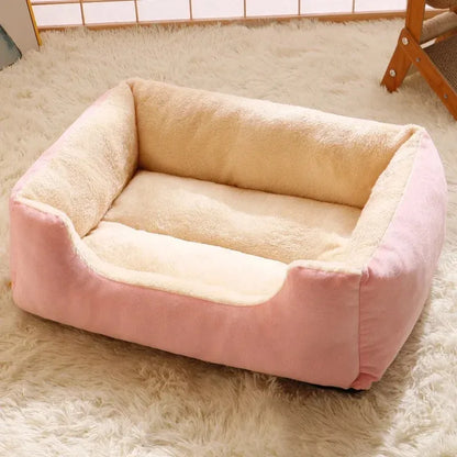 Bed for Cats Pet Products Cushions Kitten Winter Accessories Dog All Houses Supplies Things Accessory Habitats Basket House Beds - ZOOMNSTORE