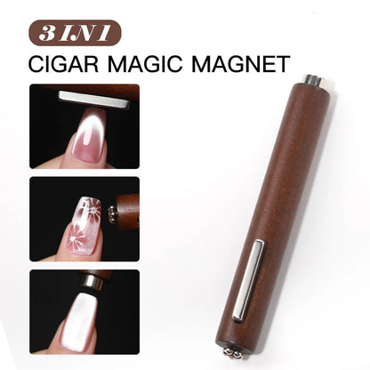 Cat Eye Magnet Stick – 3 In 1 Magnetic Gel Nail Tool | Manicure Accessories - ZOOMNSTORE