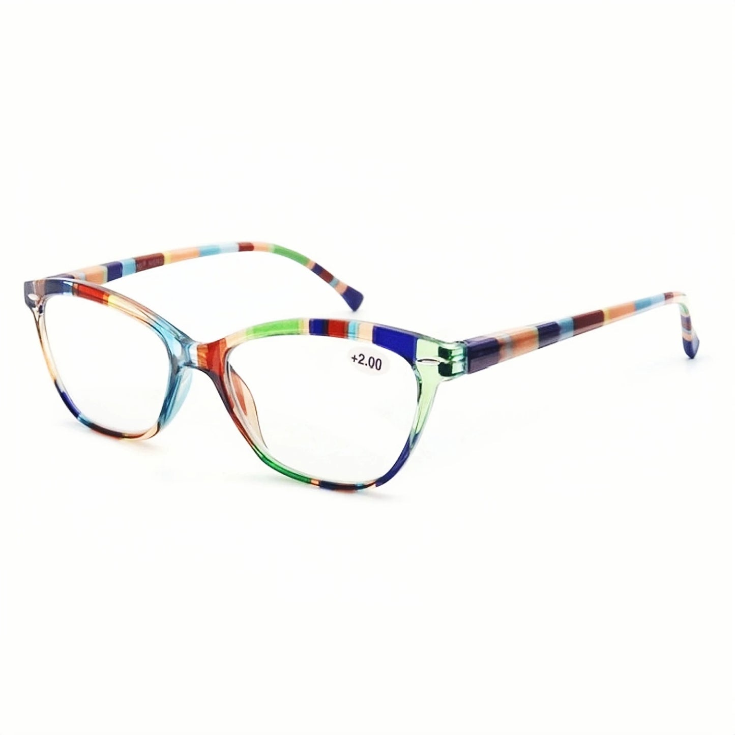 Cat Eye Reading Glasses - Stylish Women Presbyopic Glasses With Rivet Frame - ZOOMNSTORE
