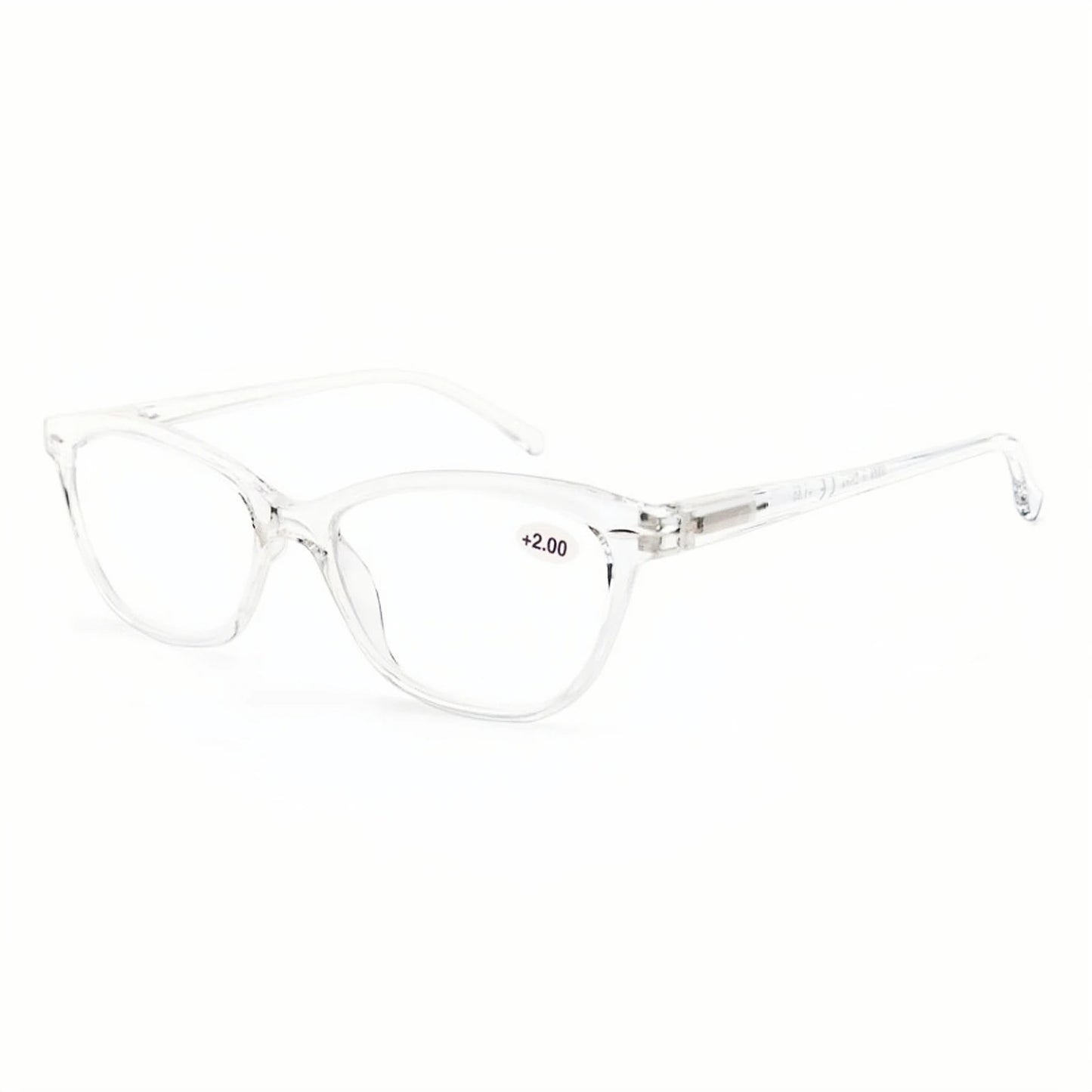 Cat Eye Reading Glasses - Stylish Women Presbyopic Glasses With Rivet Frame - ZOOMNSTORE