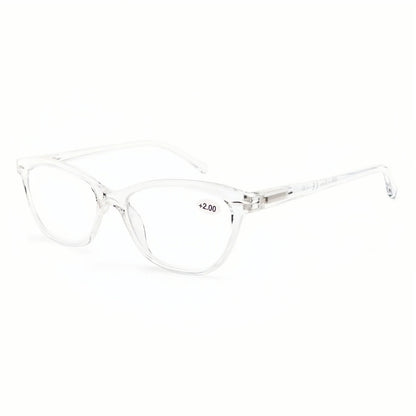 Cat Eye Reading Glasses - Stylish Women Presbyopic Glasses With Rivet Frame - ZOOMNSTORE