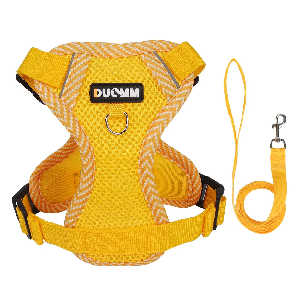 Reflective Cat Harness and Leash Set - Breathable Mesh for Small Dogs and Cats - ZOOMNSTORE