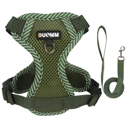 Reflective Cat Harness and Leash Set - Breathable Mesh for Small Dogs and Cats - ZOOMNSTORE
