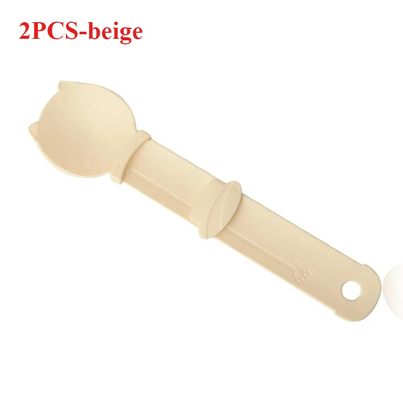 Cat Liquid Snack Feeder - Squeeze Spoon for Pet Food - ZOOMNSTORE
