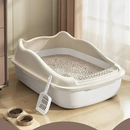 Small Cat Litter Box - Anti-Splash Kitty Toilet Sandbox - ZOOMNSTORE
