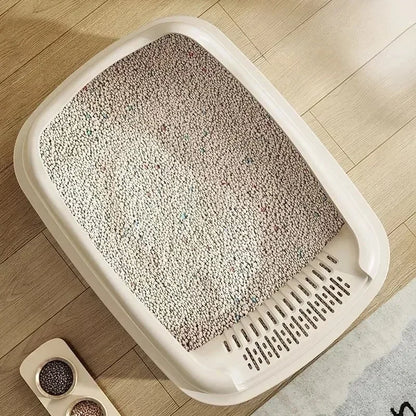 Small Cat Litter Box - Anti-Splash Kitty Toilet Sandbox - ZOOMNSTORE