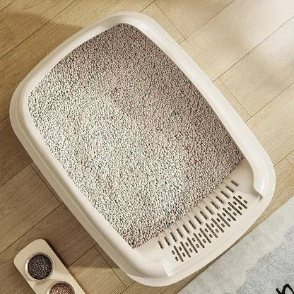 Small Cat Litter Box - Anti-Splash Kitty Toilet Sandbox - ZOOMNSTORE