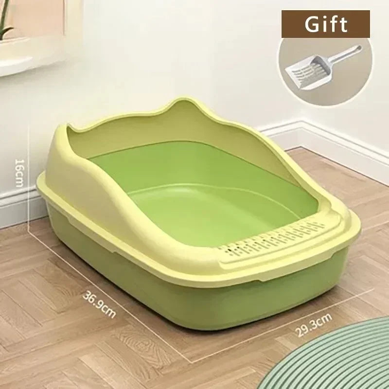 Small Cat Litter Box - Anti-Splash Kitty Toilet Sandbox - ZOOMNSTORE