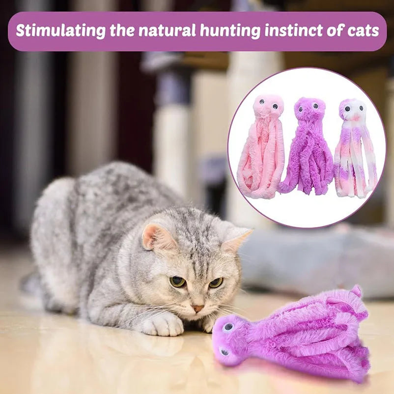 Octopus Cat Teething Stick - Hot Toy for Kittens and Cats - ZOOMNSTORE