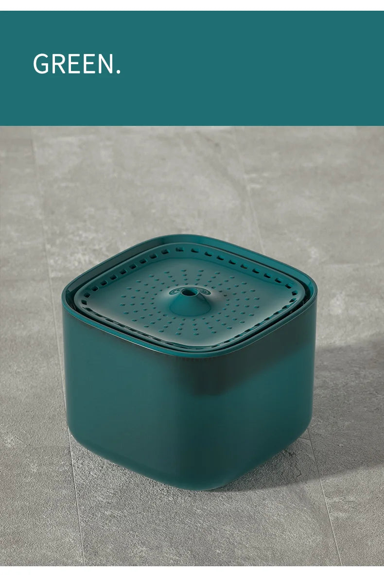 Cat Water Fountain – Automatic Large Capacity USB Waterer With Filtered Recirculating System - ZOOMNSTORE