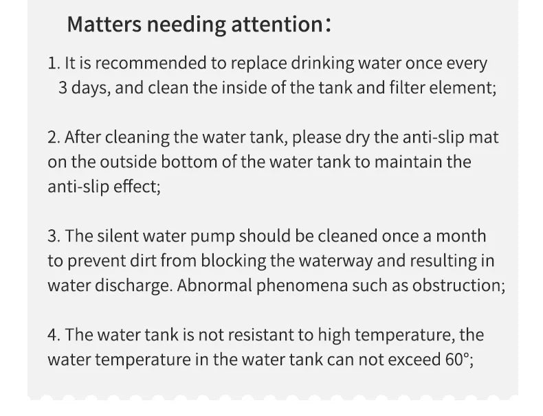 Cat Water Fountain – Automatic Large Capacity USB Waterer With Filtered Recirculating System - ZOOMNSTORE