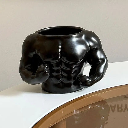 Ceramic Coffee Mug - Funny Muscle Design Cup | Eco Friendly Handgrip Cup - ZOOMNSTORE