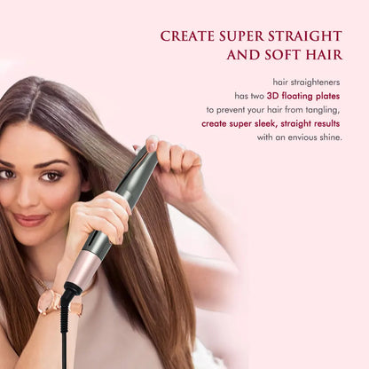 Ceramic Curling Wand - 3/4 Inch Tapered Iron With Fast Heating & Digital Control - ZOOMNSTORE