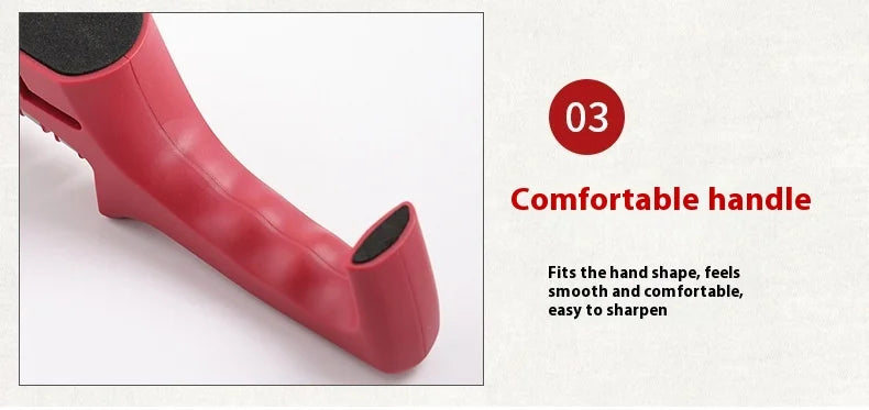 Three-Stage Ceramic Diamond Knife Sharpener - Handheld Kitchen Tool - ZOOMNSTORE