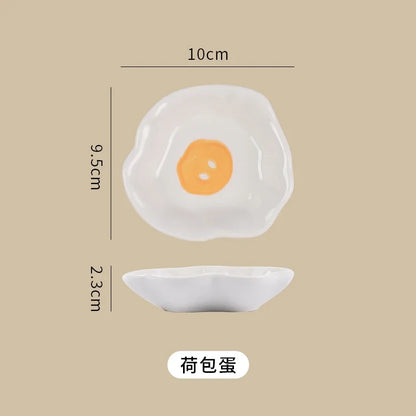 Ceramic Cloud Dipping Sauce Dish - Cute Hot Pot Seasoning Bowl - ZOOMNSTORE