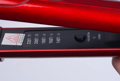 Ceramic Hair Curler - Digital Temperature Control Curling Iron with Tourmaline Ceramic Wand - ZOOMNSTORE