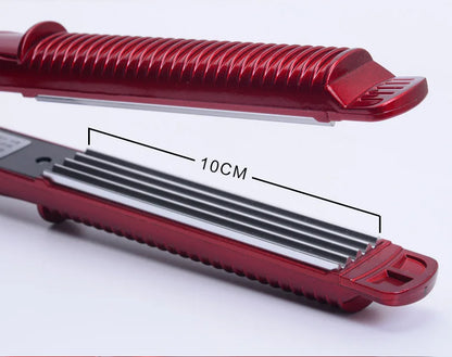 Ceramic Hair Curler - Digital Temperature Control Curling Iron with Tourmaline Ceramic Wand - ZOOMNSTORE