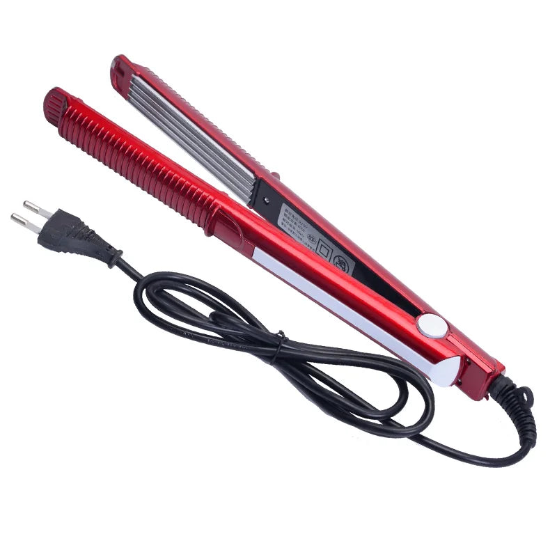 Ceramic Hair Curler - Digital Temperature Control Curling Iron with Tourmaline Ceramic Wand - ZOOMNSTORE