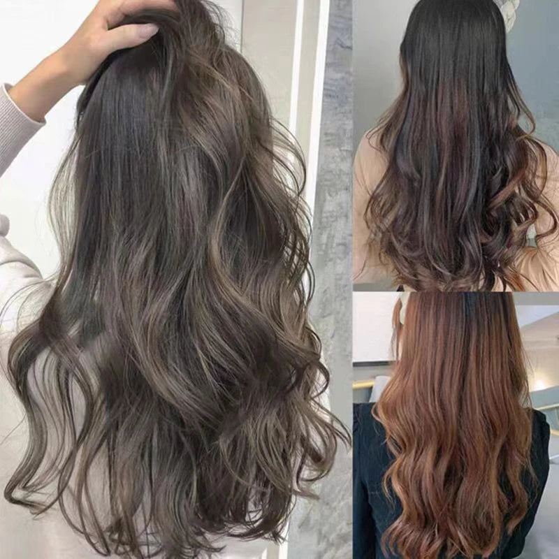 Ceramic Hair Curler - Electric Curling Iron With LCD Temperature Display & Tourmaline Barrel - ZOOMNSTORE