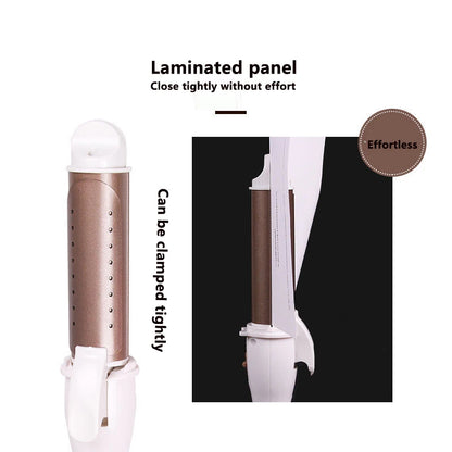 Ceramic Hair Curler - Electric Curling Iron With LCD Temperature Display & Tourmaline Barrel - ZOOMNSTORE