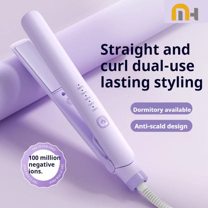 Ceramic Hair Straightener – Ionic Flat Iron With Titanium Plates | Fast Heating, Adjustable Temperature - ZOOMNSTORE