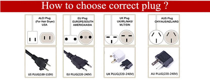 Ceramic Hair Straightener | Temperature Adjustable Flat Iron For Wet Dry Hair With Widen Panel - ZOOMNSTORE