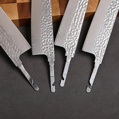 Damascus Steel VG10 Chef Knife Blank - Hand Forged Kitchen Knife Making Tool - ZOOMNSTORE