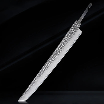 Damascus Steel VG10 Chef Knife Blank - Hand Forged Kitchen Knife Making Tool - ZOOMNSTORE