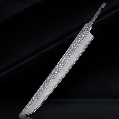 Damascus Steel VG10 Chef Knife Blank - Hand Forged Kitchen Knife Making Tool - ZOOMNSTORE