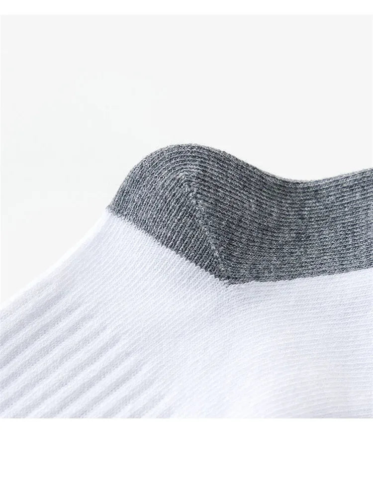 5 Pair Spring Autumn Children Socks Cotton Girl Boy Baby Warm Soft White Black Gray For Winter 1-3-5-8-12 Year Kids Student Sock - ZOOMNSTORE