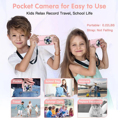 Children Digital Camera - 16X Zoom Compact Kids Camera with 1080P Video & Face Detection - ZOOMNSTORE