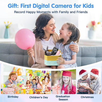 Children Digital Camera - 16X Zoom Compact Kids Camera with 1080P Video & Face Detection - ZOOMNSTORE