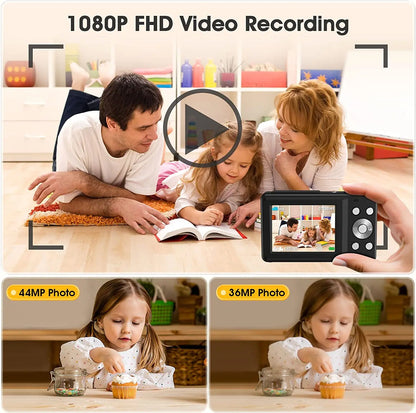 Children Digital Camera - 16X Zoom Compact Kids Camera with 1080P Video & Face Detection - ZOOMNSTORE