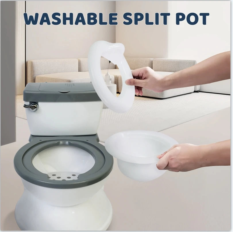 Children Potty Training Seat - Portable Toddler Toilet Seat with Simulated Flushing Sound - ZOOMNSTORE