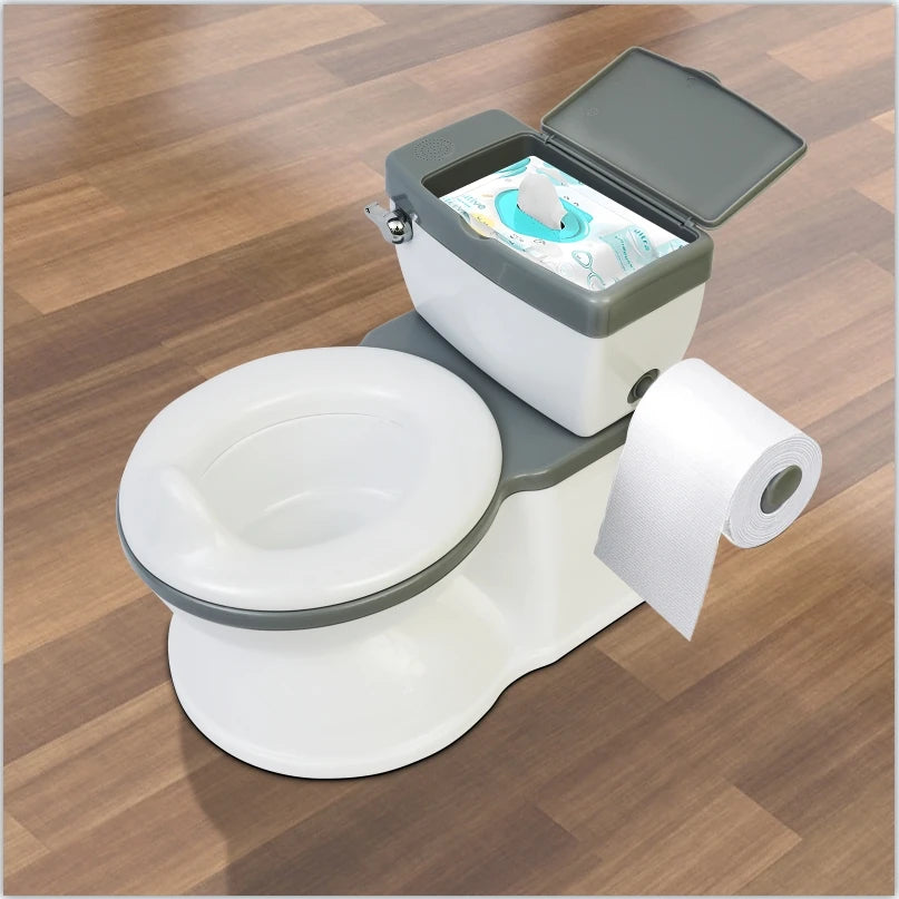 Children Potty Training Seat - Portable Toddler Toilet Seat with Simulated Flushing Sound - ZOOMNSTORE