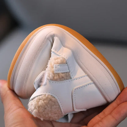 Children Snow Boots - Warm Plush Kids Winter Boots with Rubber Outsole & Anti-Slip Sole - ZOOMNSTORE