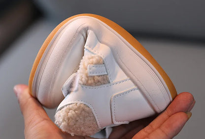 Children Snow Boots - Warm Plush Kids Winter Boots with Rubber Outsole & Anti-Slip Sole - ZOOMNSTORE
