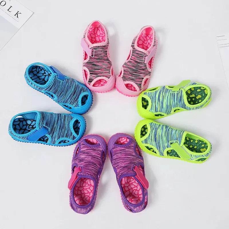 Kids Summer Sports Sandals - Boys  Girls Beach Shoes - ZOOMNSTORE