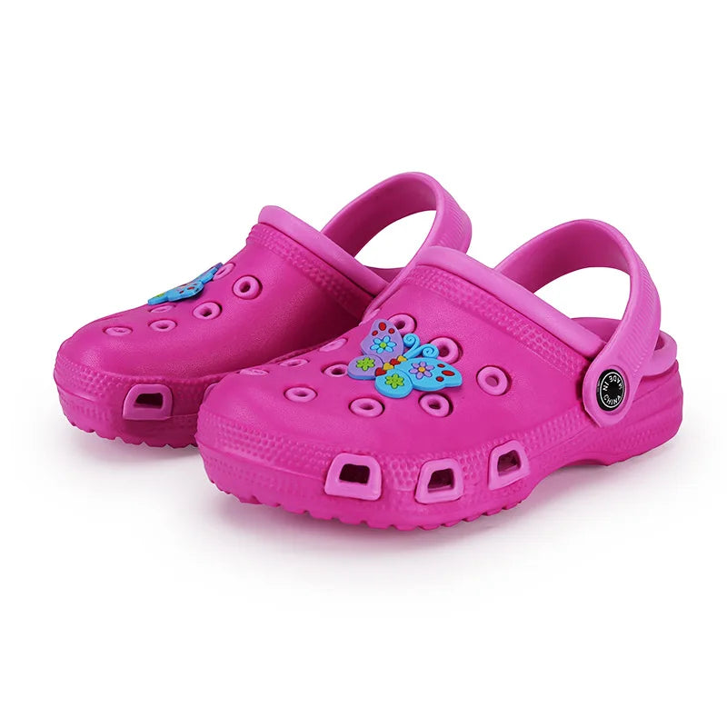 Childrens Cartoon Clogs - Summer Garden Beach Sandals for Kids - ZOOMNSTORE