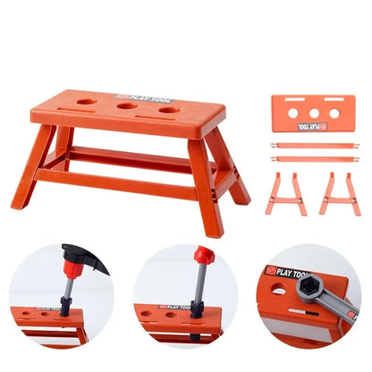 Children Toy Tool Kits Engineer Simulated Repair Tool Set Electric Drill Screwdriver Play House Toy Christmas Gift for Boys Kids - ZOOMNSTORE