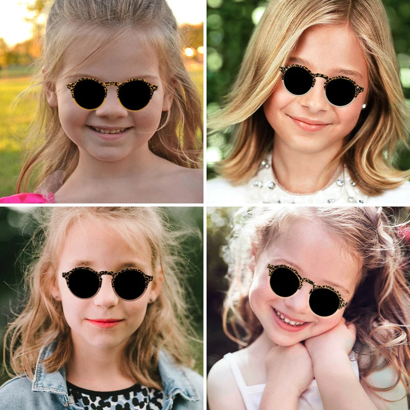 Kids UV400 Leopard Sunglasses - Outdoor Sun Protection for Boys  Girls - ZOOMNSTORE