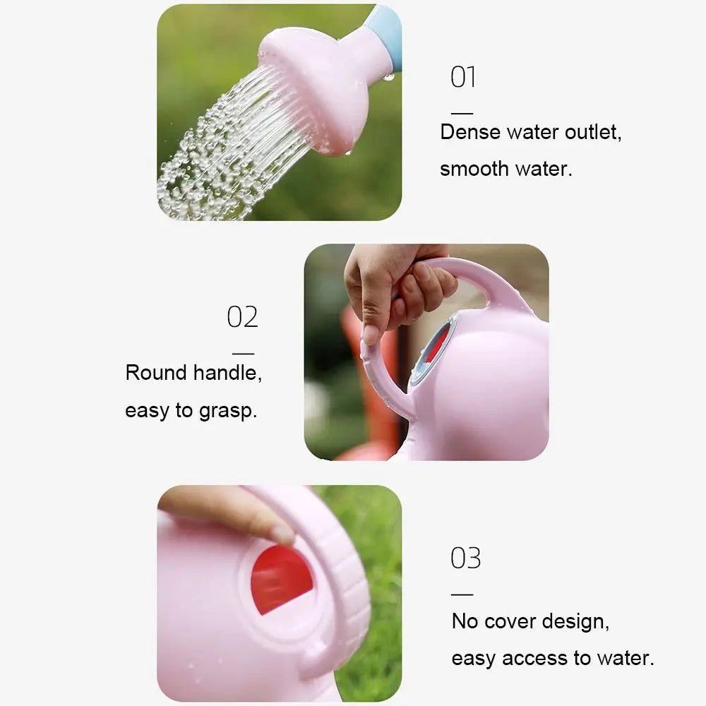 Children Watering Can - Cute Cartoon Elephant Plastic Pot with Long Nozzle - ZOOMNSTORE