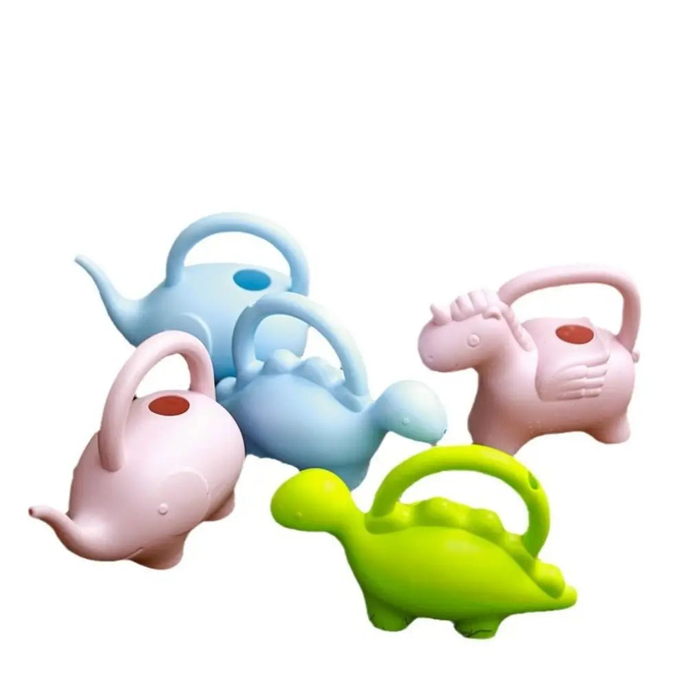 Children Watering Can – Cartoon Plastic Pot With Handle, Lightweight Durable Design - ZOOMNSTORE