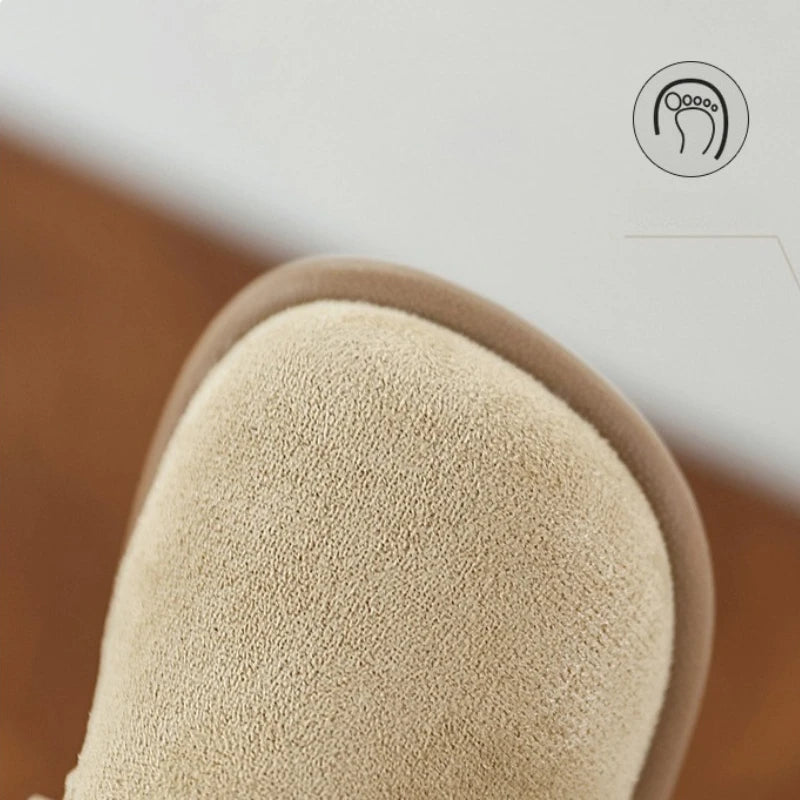 Children Winter Boots – Kids Ankle Height Zipper Closure Thermal Plush Footwear - ZOOMNSTORE