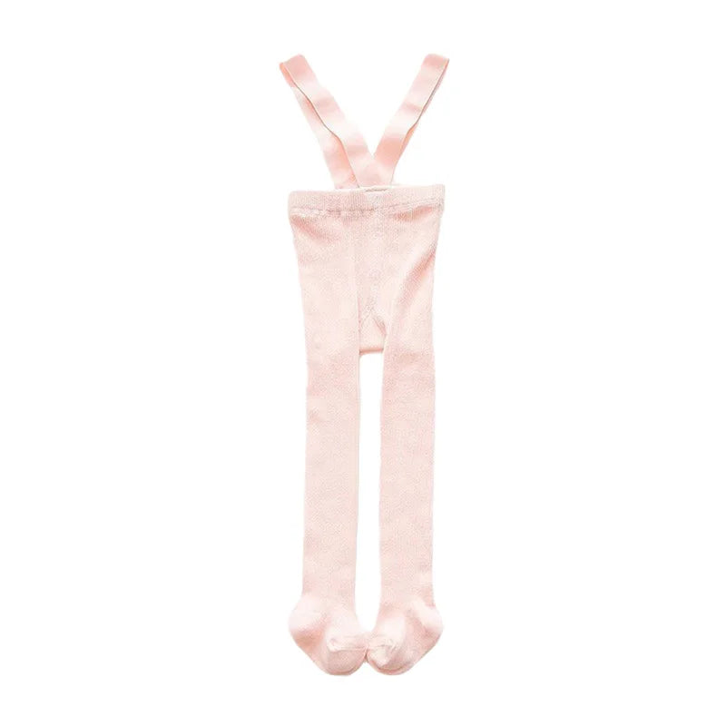 Children Winter Leggings - Baby Suspender Tights With Elastic Waist | Cotton Blend - ZOOMNSTORE
