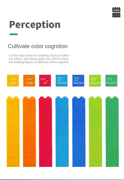 Children's Building Blocks - Bulk Creative DIY Set | Urban Classic Educational Toy - ZOOMNSTORE